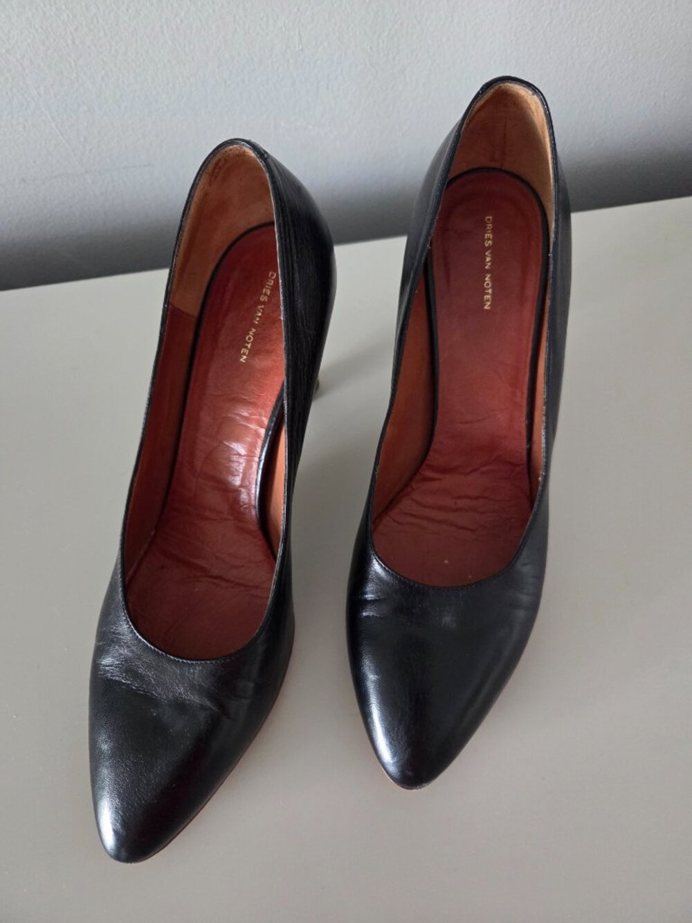 Dries Van Noten Black Pump Snakeskin - Picture 3 of 4